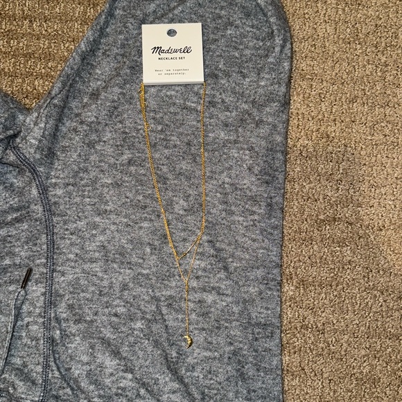 Madewell Jewelry - BRAND NEW (with tags) Gold Madewell Necklace Set